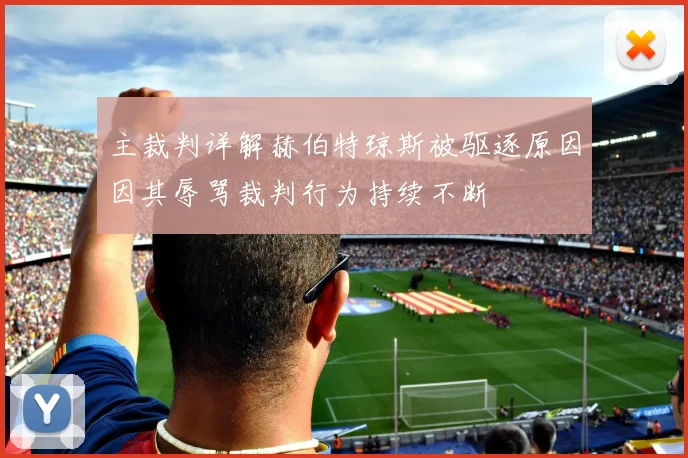 主裁判详解赫伯特琼斯被驱逐原因因其辱骂裁判行为持续不断